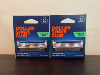 Dollar Shave Club 6 Blade Refill 4pk, Price for Both