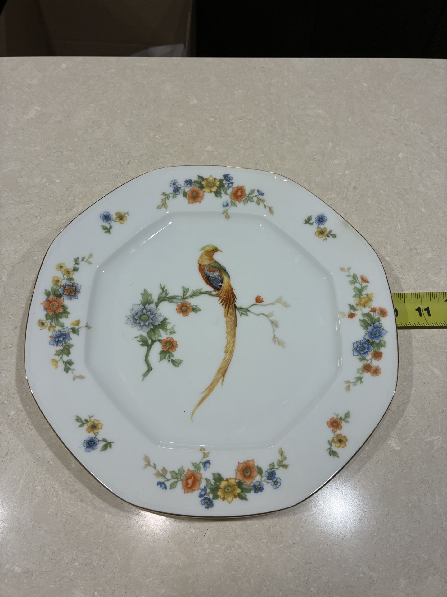 China  Complete Diner Set, Antique MZ Altrohlau Golden Pheasant 