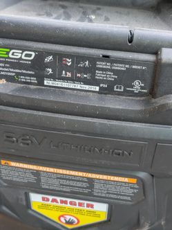 Sold EGO lawn mower
