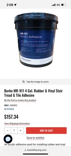 MR-911 Acrylic Adhesive Vinyl & Rubber Tile Glue