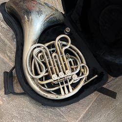 Holton H179 Silver Double French Horn 