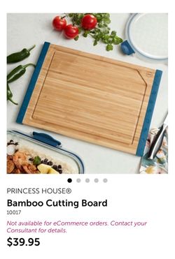 Princess House Bamboo Cutting Board