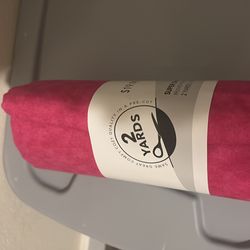 Flannel Fabric 2 yards Pink