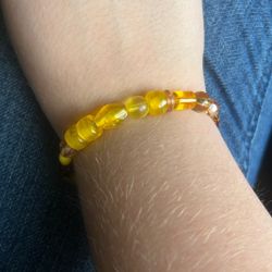 Yellow bracelet