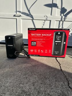 CyberPower BATTERY BACKUP WITH SURGE PROTECTION