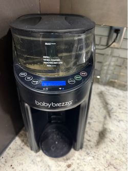 baby brezza formula setting