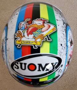 Brand New Rare Suomy Motorcycle Helmet Collectors Edition Never Worn / Tried On Size L XL XXL