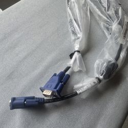 Serial computer monitor cable- approximately 5ft