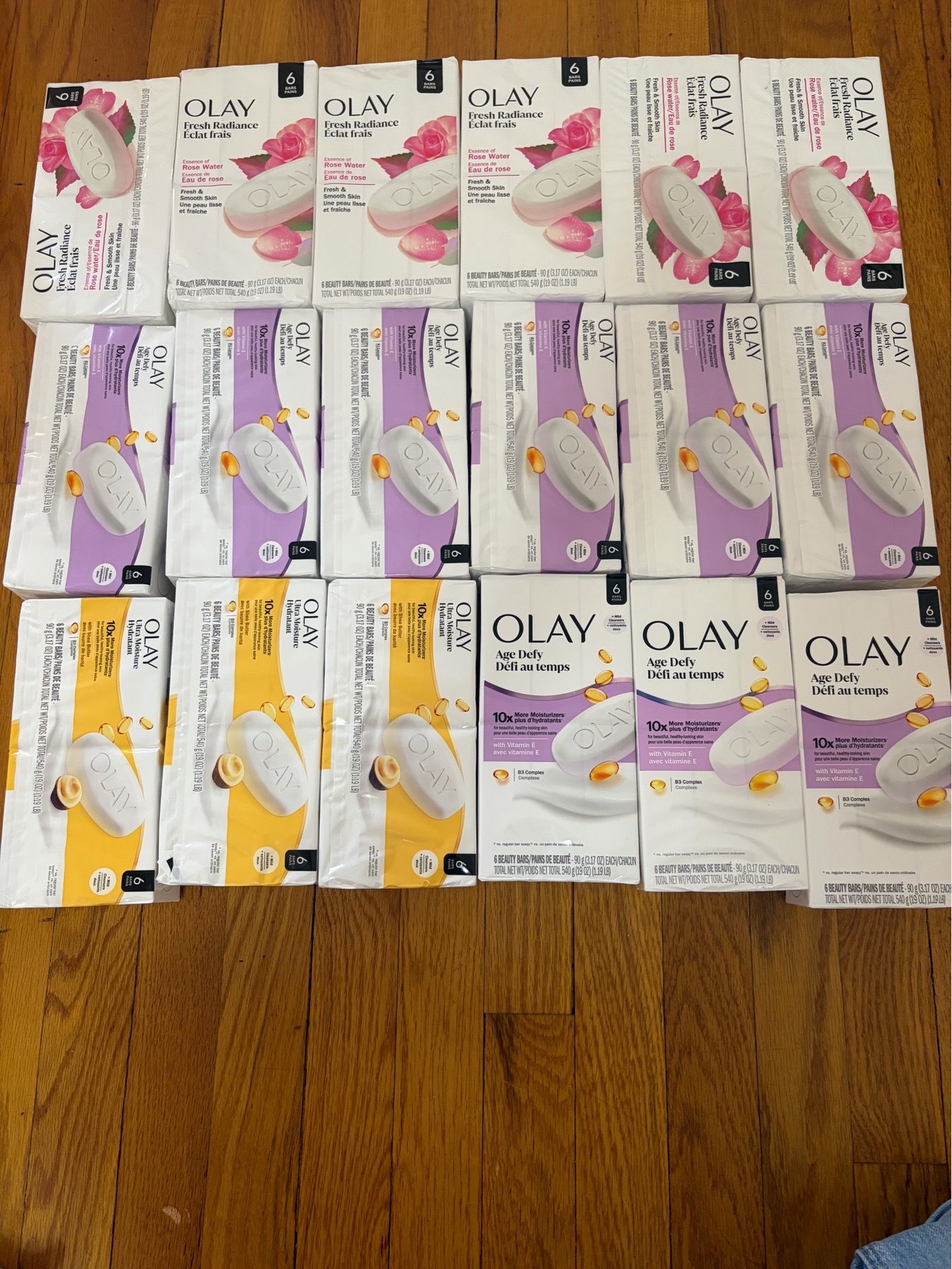 Olay barsoap 6 dollars each