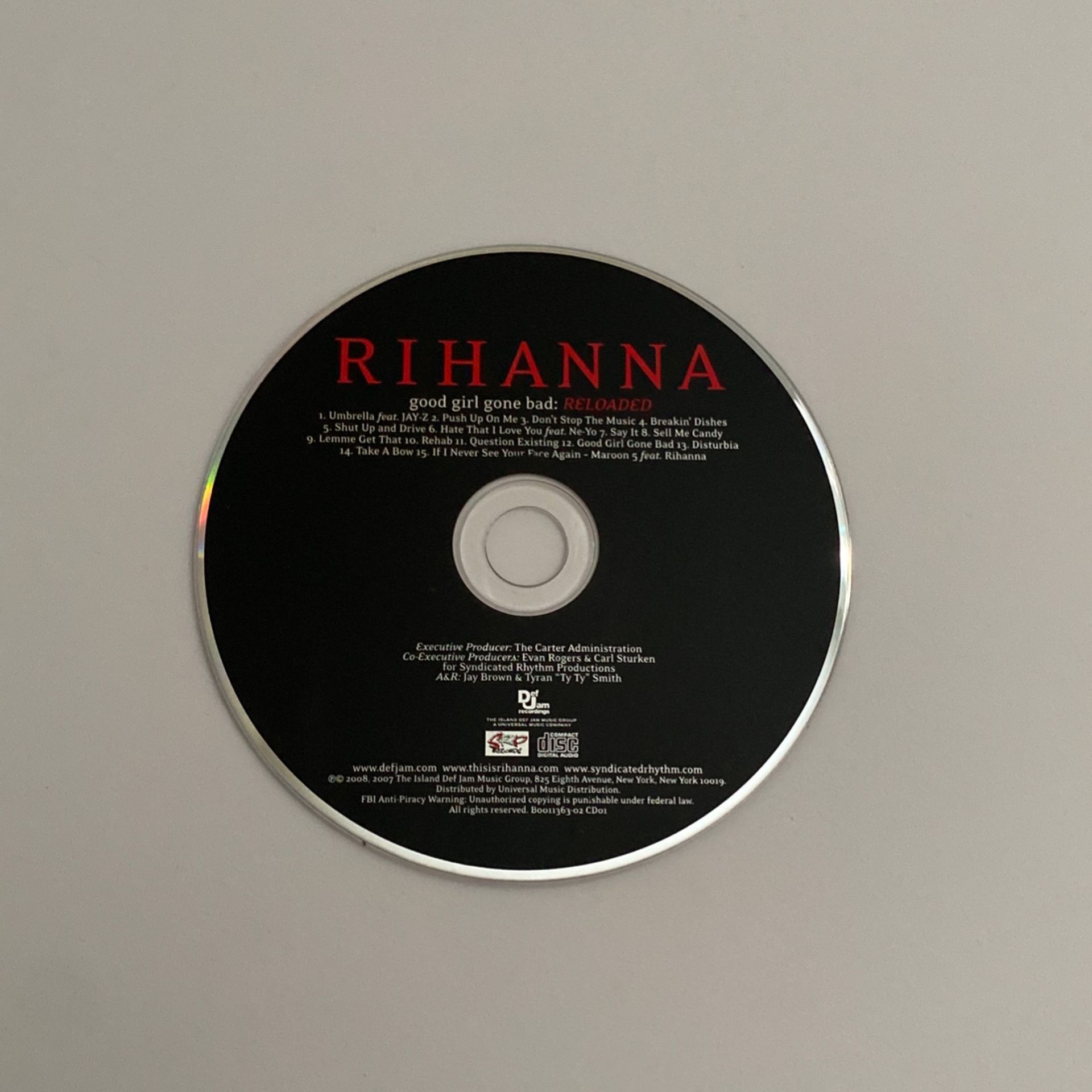 Rihanna good girl gone bad: Reloaded CD
