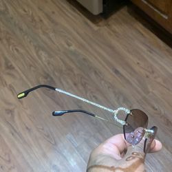 Big C Diamond Glasses 