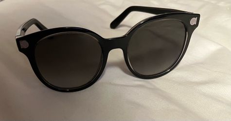 Salvatore Ferragamo SF833S Black Gancini Logo Sunglasses 53mm Gradient Italy