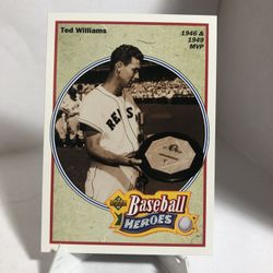 1992 Upper Deck Ted Williams Boston Red Sox Card #31