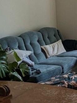 Vintage Blue Couch