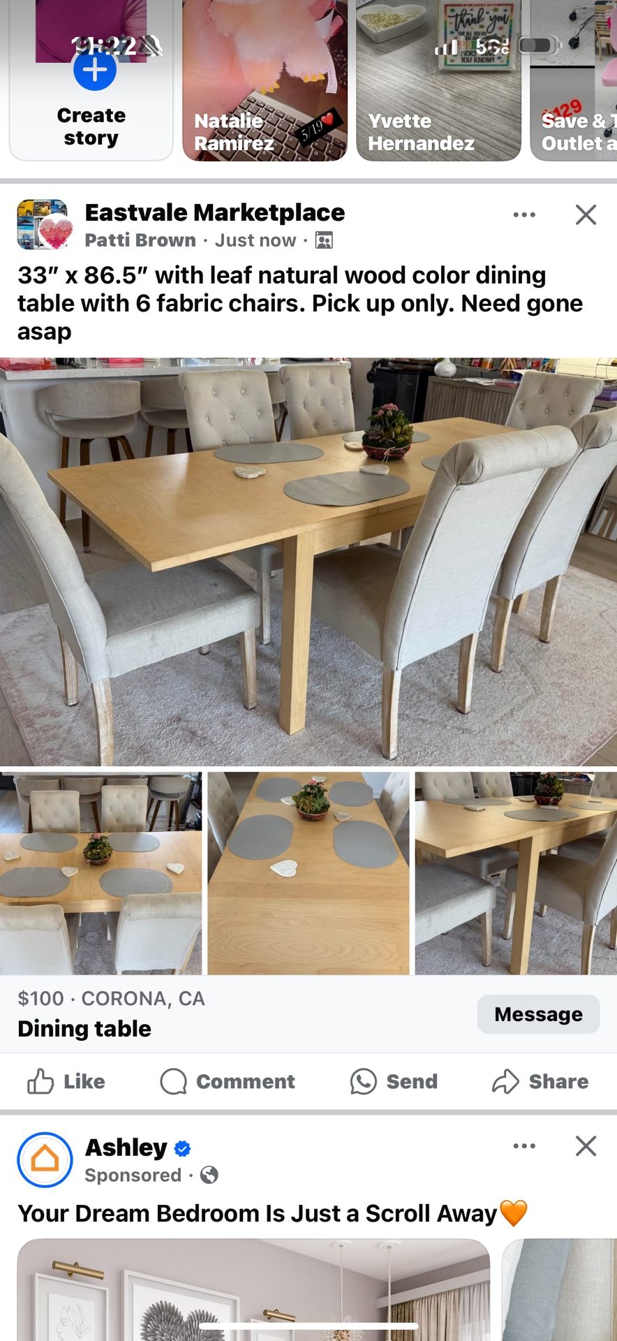Dinning Table For 6 Guests