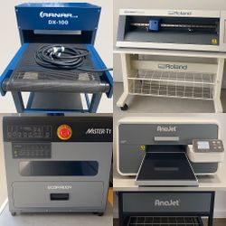 Anajet DTG Printer And Other Machines Lot - Make An Offer!
