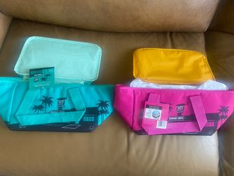 TRADER JOE'S MINI INSULATED TOTE/LUNCH BAG 1.5 GAL LIMITED 2024  SET OF 2