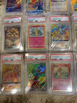 PSA graded Pokemon cards