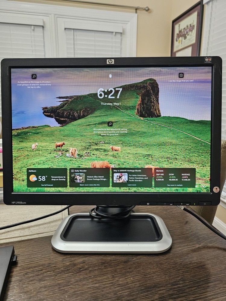 HP 19" LCD Color Monitor