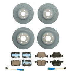 Genuine OEM Front and Rear Disc Brake Rotor Set For Mercedes W205 C300 C350e