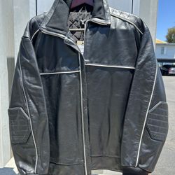 New Yeezy Season 5 Calabasas Leather Jacket Size X-Large 