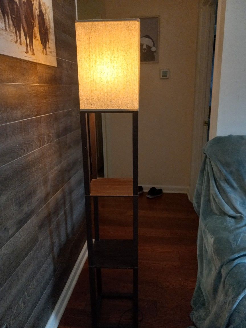 Lamp With Shelves