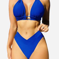 M Blue Swimsuit 