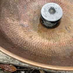Copper Sink & Faucet