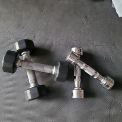 Dumbbells (2x3Lbs,2x5Lbs) for $15 Firm (Walnut 91789)
