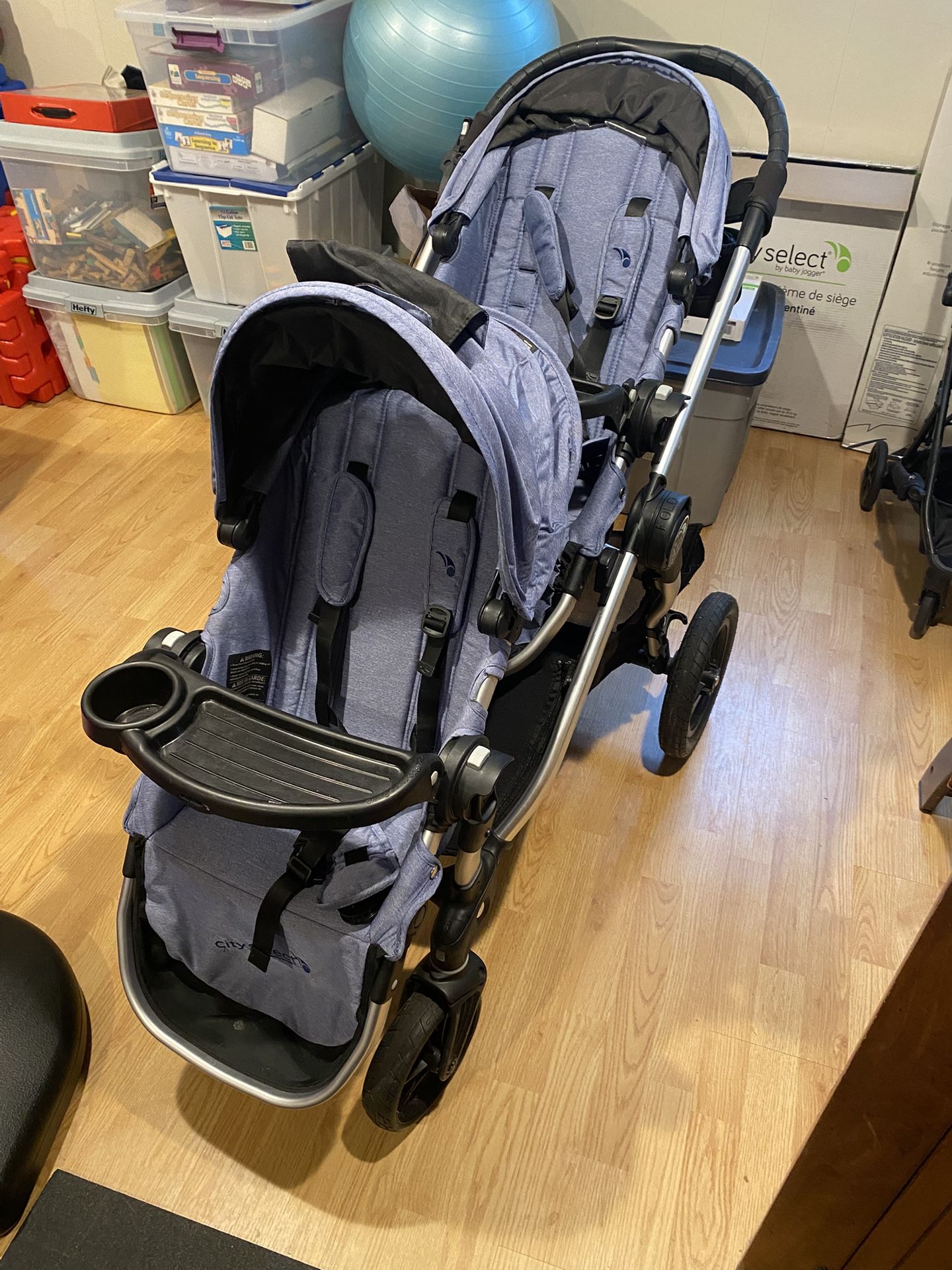 Like New Condition City Select Jogger Stroller - Single Or Double - Adjustable Baby Toddler 