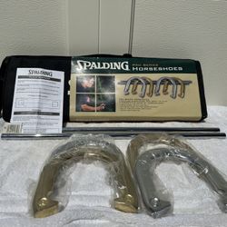 Spalding Horseshoes Pro Series Set. Adding Rubbermaid Container Free Of Charge. 