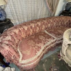 Pink Antique Sofa 