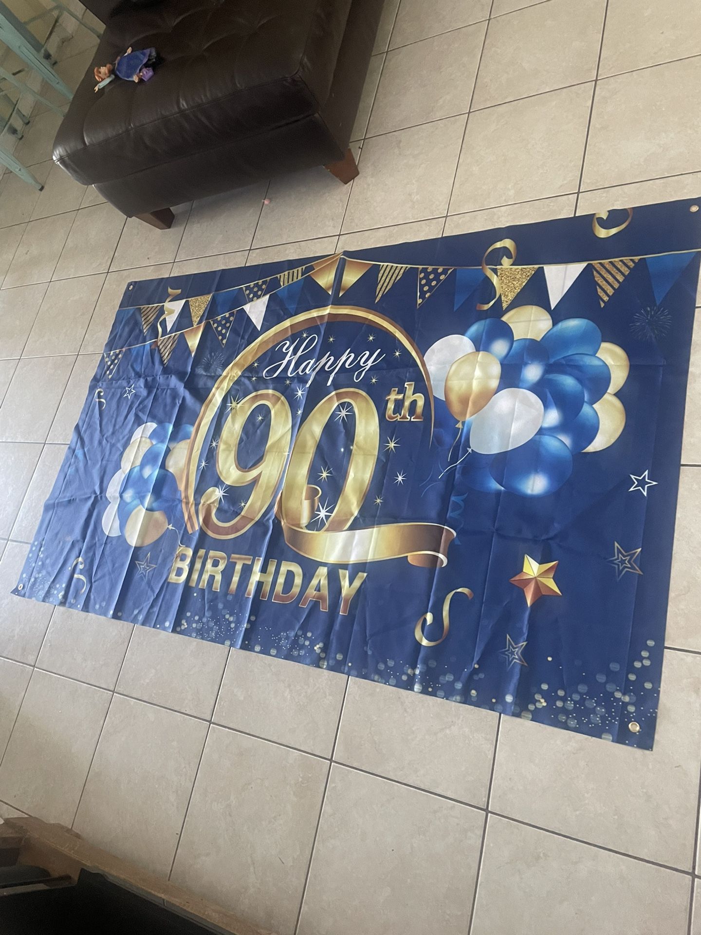 90th Birthday banners