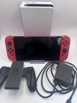 Nintendo Switch Oled Mario Red Edition - Excellent Condition - Tested And Working Perfectly - For Sale Or Trade 