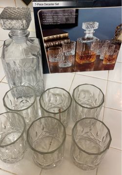 7 piece Decanter set
