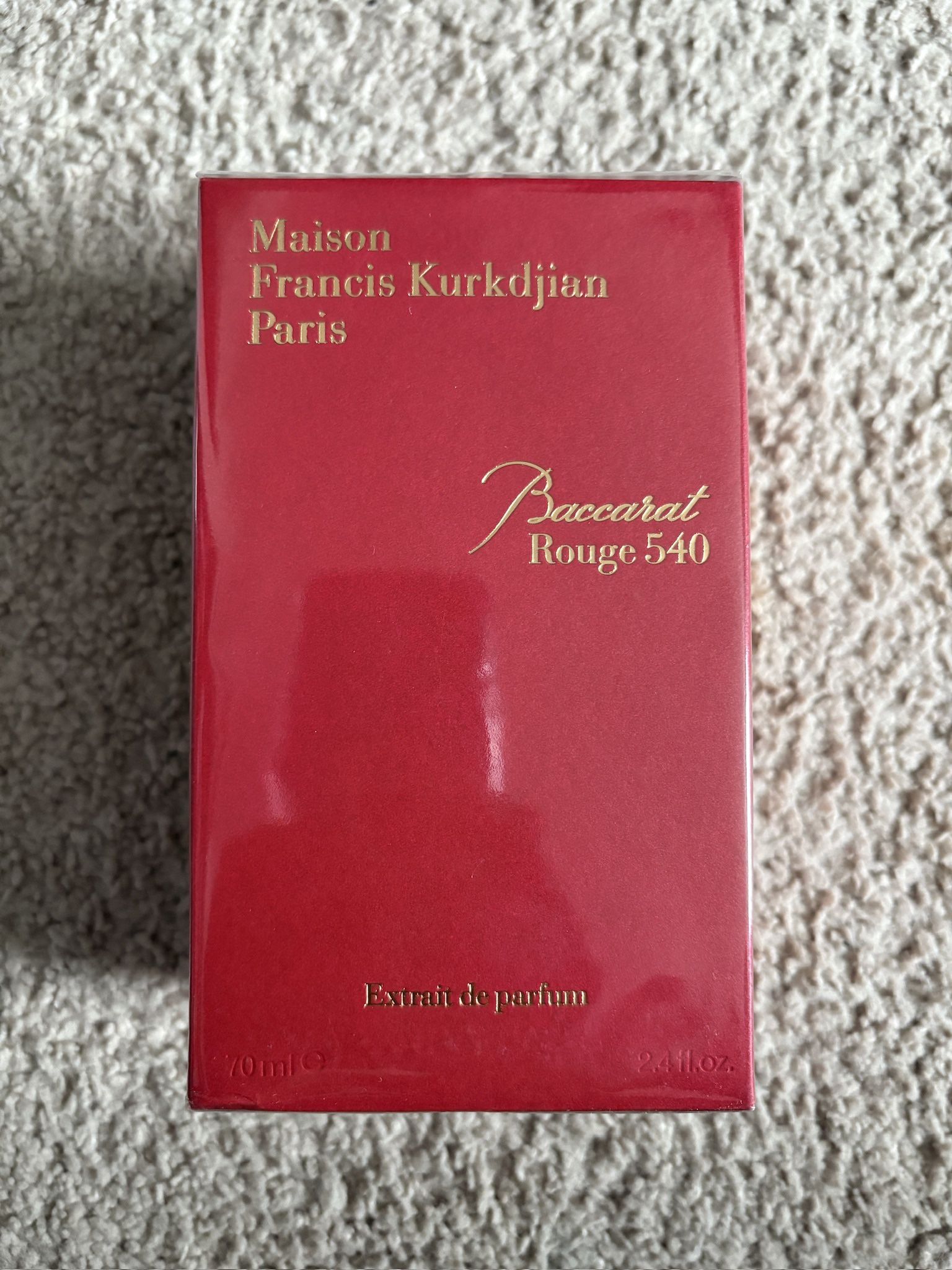 maison francis kurkdjian baccarat Rouge 540 Extrait Unisex Fragrance