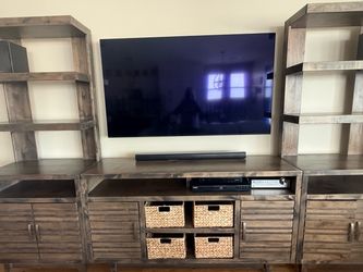 Living Spaces Entertainment Center 3 pieces