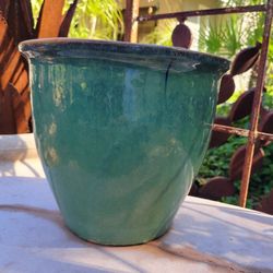 Glazed Flower Pot