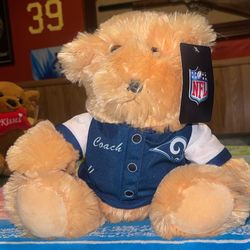 NFL Los Angeles Rams Golden Teddy Bear 14” Plush GoodStuff