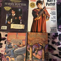 Harry Potter books, Magazines & Bookmarks!