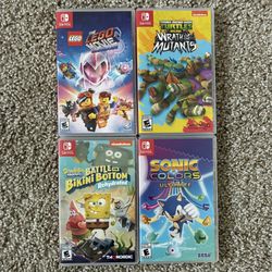 4 Nintendo Switch Games 
