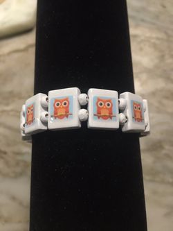 Owl jewelry bracelet
