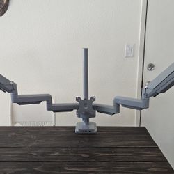 Mount-It! Triple Monitor Mount with USB and Audio Ports.