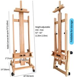 H-frame studio easel