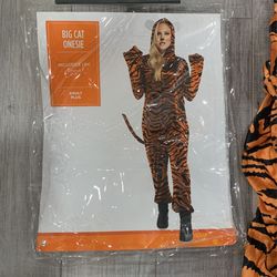 Tiger One Sie Costume  Adult Plus 