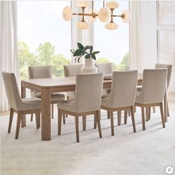 Anna Maria Dining Table and 8 Chairs