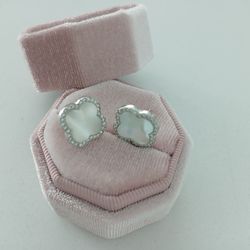 Mother Of Pearl Sterling 925 Earrings NEW