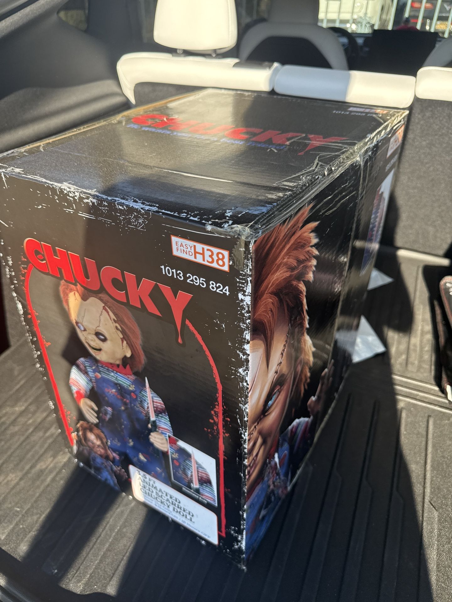 Home Depot 3.5ft. Animated LED Scarred Chucky Doll