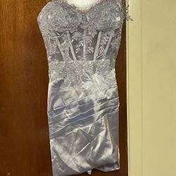 Lavender Mini Dress 