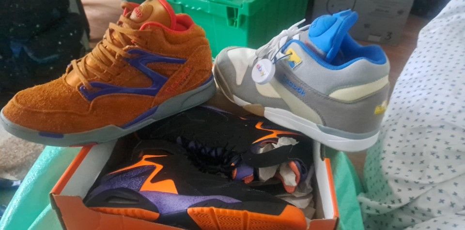 2 Reebok Pumps & Rare Jordans